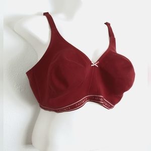 CACIQUE Bra Unlined full coverage No-Wire Women's Size 46DDD Marron